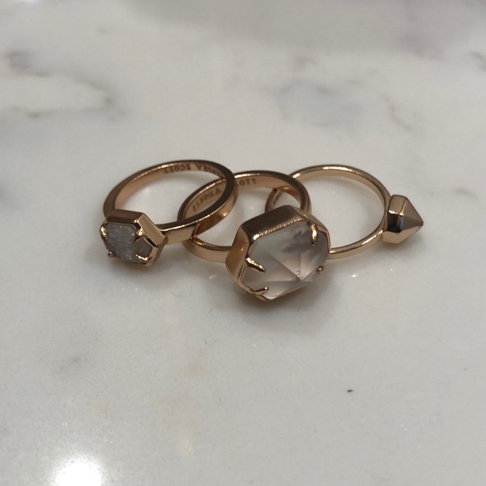 Kendra Scott ring set